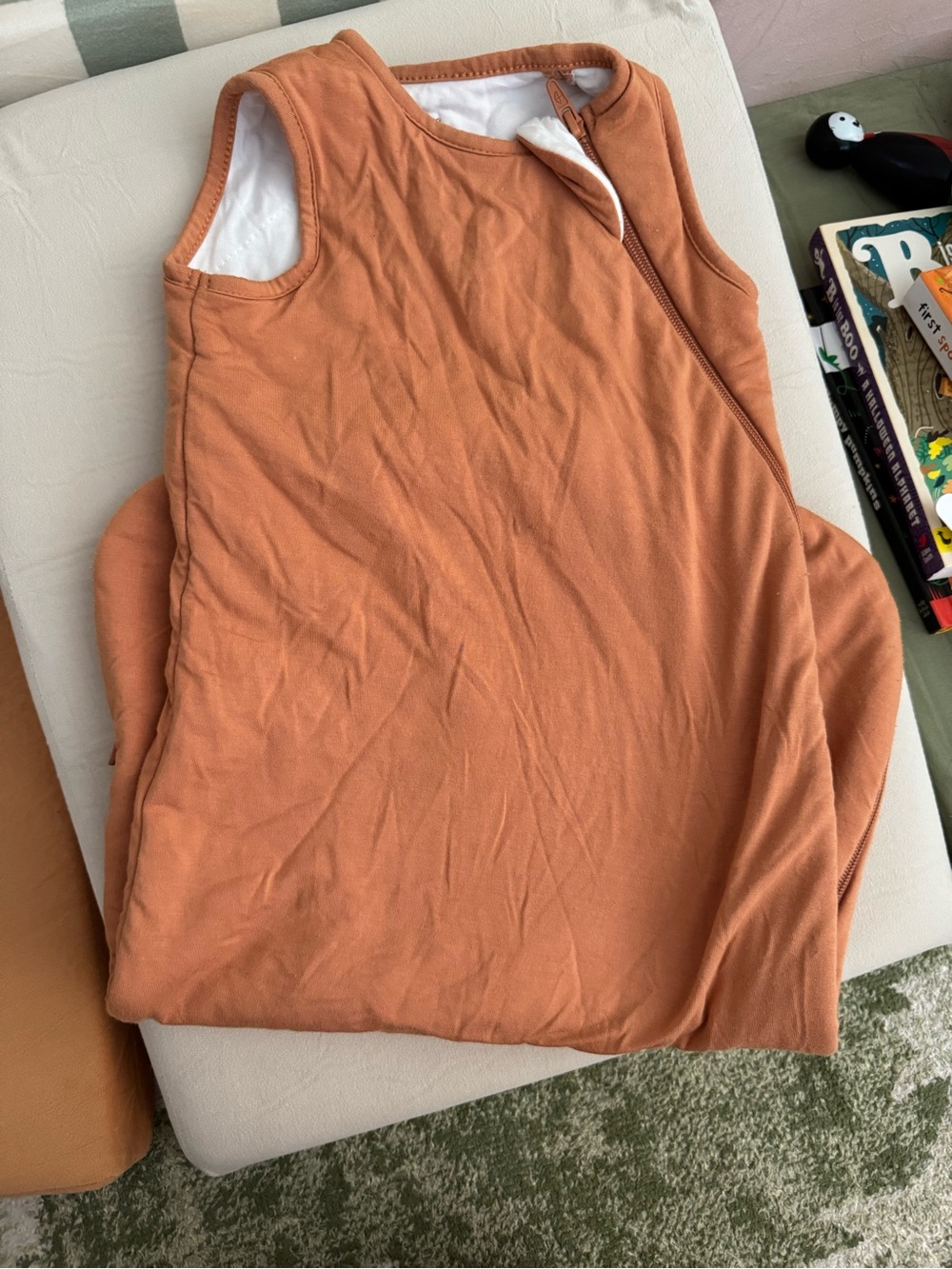 Kyte Baby 1.0 tog sleepsack apricot size small